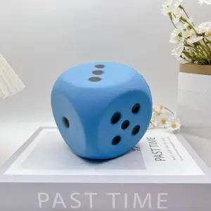 Rounded-corner colorful counting dice, large soft dice for entertainment games, board games, educational tools, and toys
