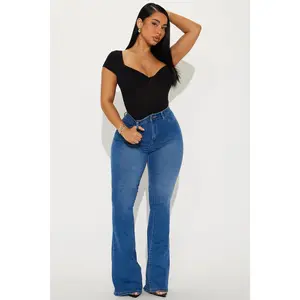 Coastal High Rise Flare Jeans - Medium Wash
