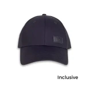 Black Satin Lined Baseball Cap