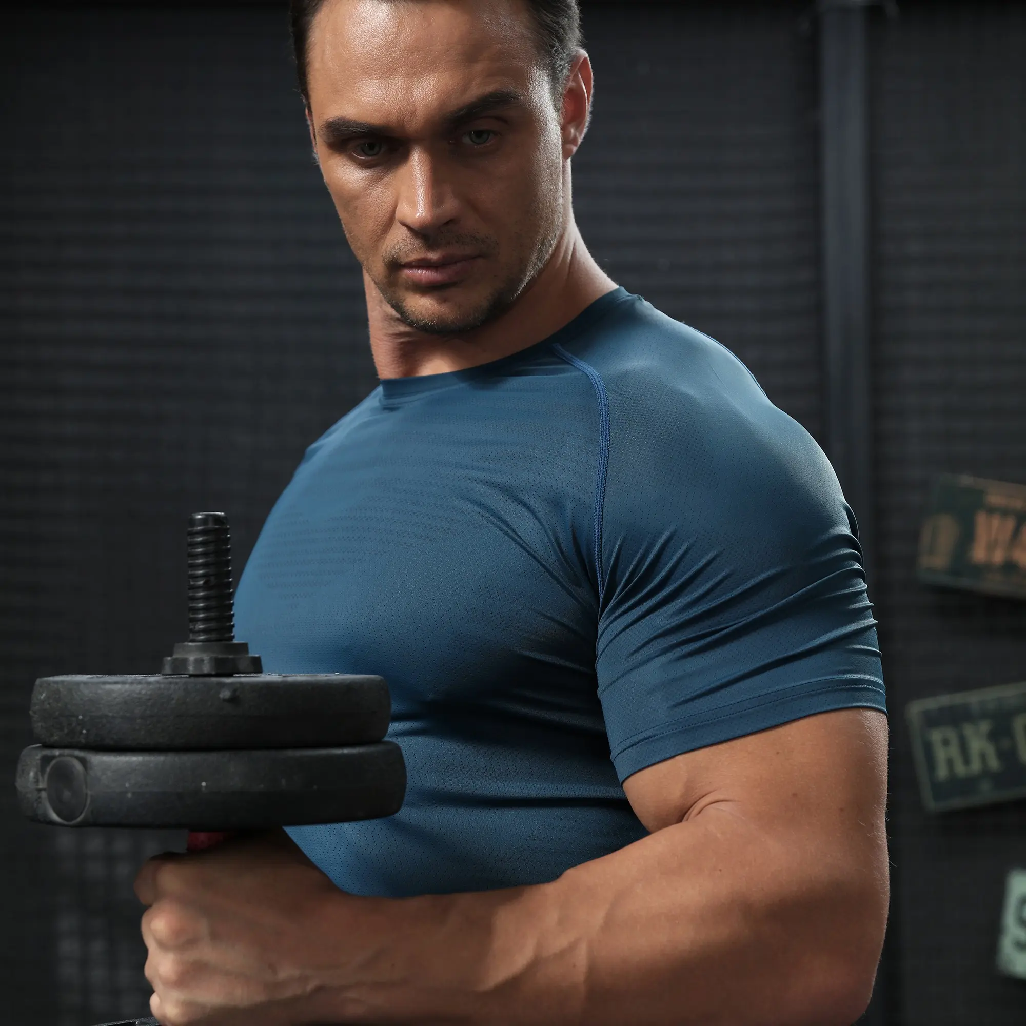 Men  Aerofit T-shirts lightweight breathable moisture gym