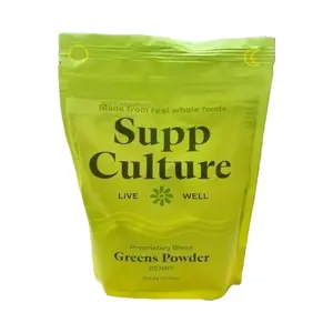 SuppCulture Superfood Berry Greens Powder, Gluten Free, 30 Day Supply - Dietary Healthcare Natural