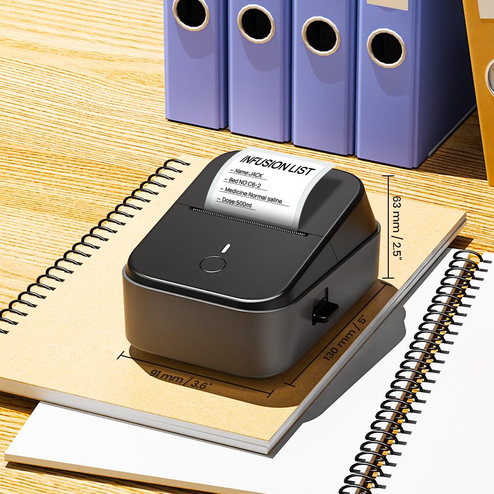 PM260 Label Maker Machine with Tape, 2 Inch Label Maker Bluetooth Label Printer, AI Printer, Inkless Portable Labeler for Home, Kitchen, School, Office Organization