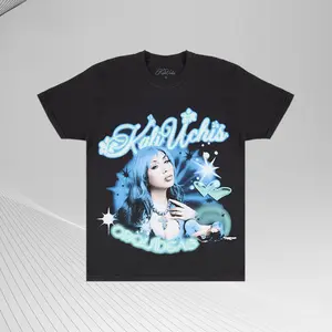 Orquídeas Kaliis Uchisis Short-Sleeve T-Shirt Cotton Fabric Crew Neck Short Sleeve Vintage Streetwear Trendy Top - For Men For Women