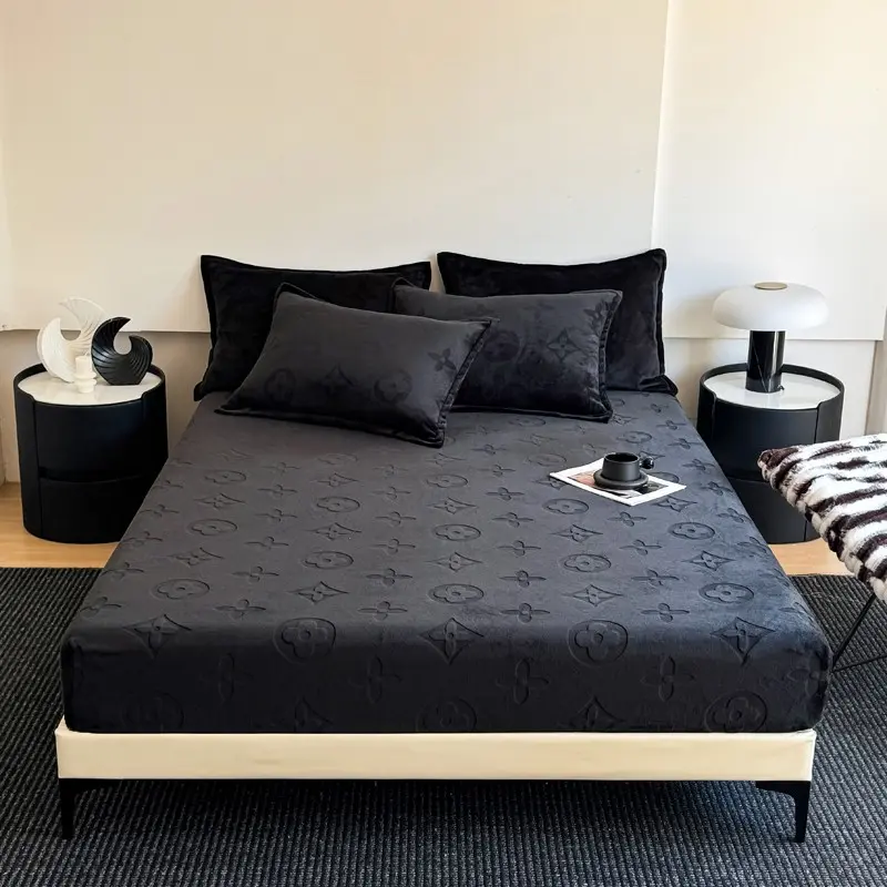 New 200g Thick Milk Wool Cut Flower Bed Skirt, Soft and Cozy, Ideal for Home Decor, Durable and Stylish, Perfect for All Seasons