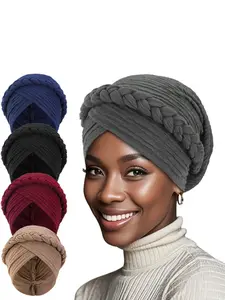 Women's Handwoven Hair Scarf Head Wrap, African Style Daily Hair Care Hat, Fashion Comfortable Design, Perfect for All Seasons, Turban