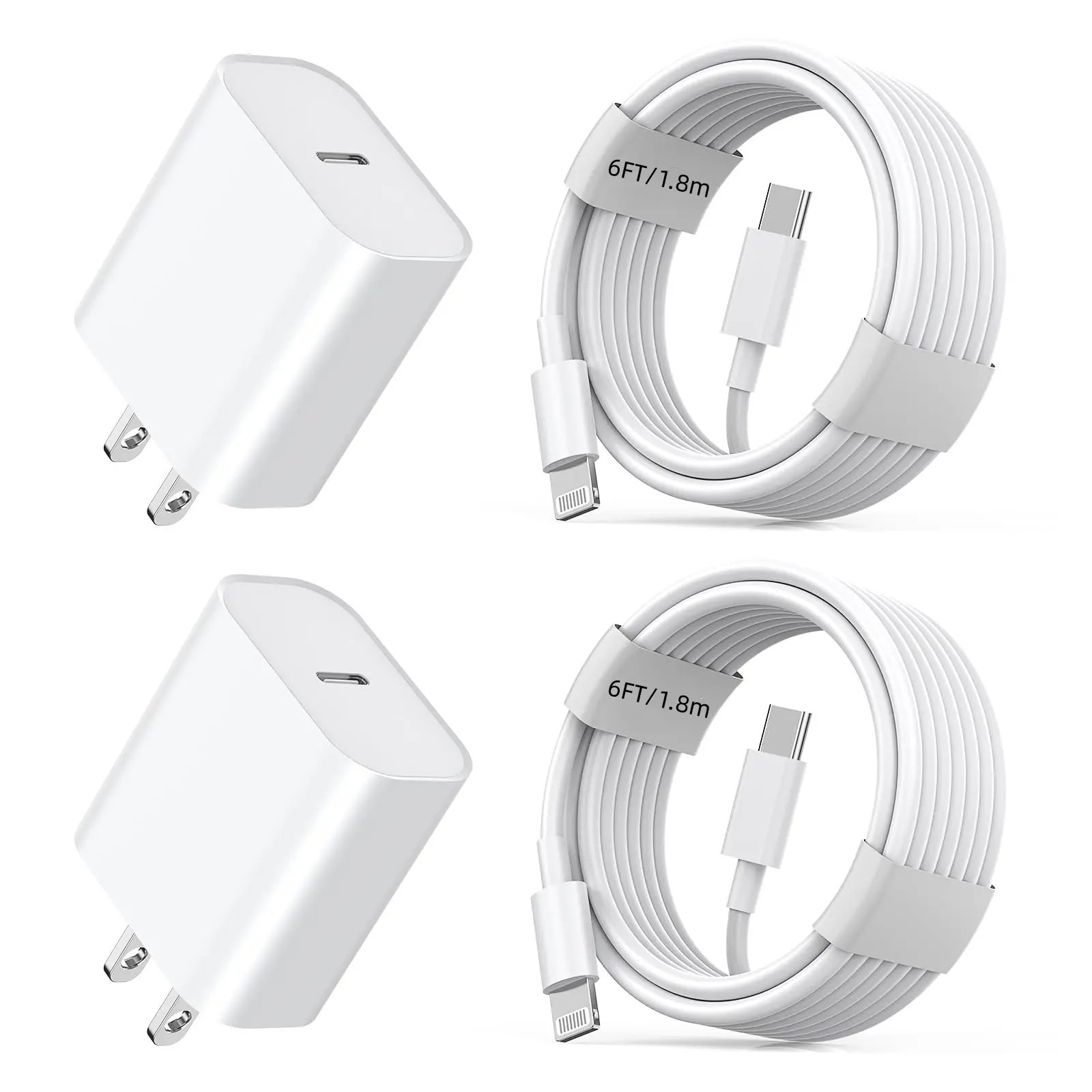 Charger for iPhone Fast Charger, 20W USB C Wall Charger Block with 6FT Long Charger Cord Cable for iPhone 14 Charger/14 Pro Max/13/13 Pro Max/12/12 Pro Max/11/XR/XS/X and More  Smartphone new  apple 25  charger Fast Charging