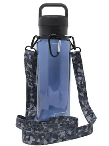 Bottle Sling for YETI Yonder 34oz 25oz 50oz 20oz water bottles.Adjustable strap, Durable Safety Ring, Carabiner Drinkware Metal