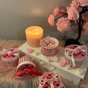 LOVE SPELL XO WAX MELTS 4 oz Soy Vegan Highly Scented Cute Container Perfect for Valentine's Decor