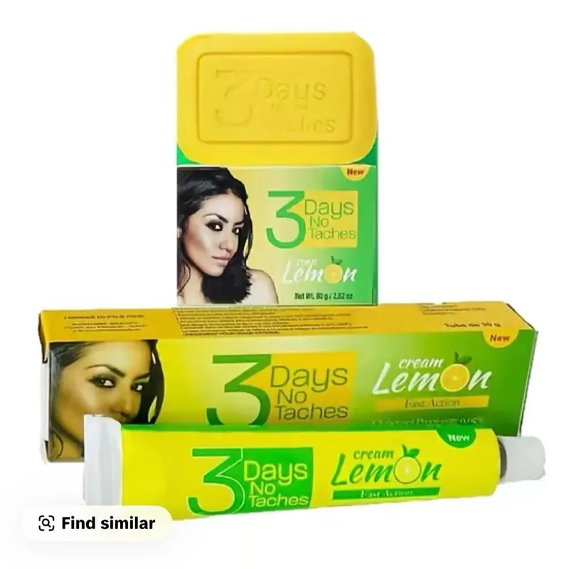 3 No Days No Taches Lemon Cream And Soap