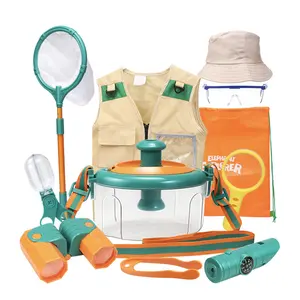 Bug Catcher for Kids, Bug Catching Kit with Butterfly Net, Bug Toy Collection Box, Magnifying Glass, Insect Habitat, Tweezers, Kids Fun Explorer Kit Outdoor Toys Gifts kids outdoor play