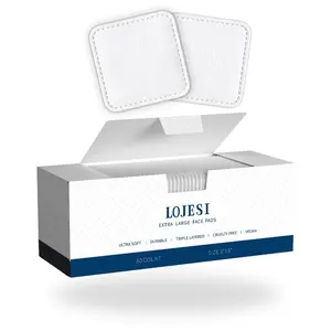 Ultra Soft Dual-Sided Facial Cotton Pads, 3×3 Inch Lint-Free Hypoallergenic Makeup Remover Pads, Gentle Cleansing Pads for Sensitive Skin, Waterproof Makeup Efficient Removal #FacialCottonPads #MakeupRemoval #SkinCareEssentials #HypoallergenicCare