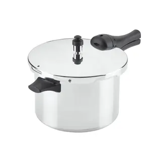 6-Quart Aluminum Stovetop Pressure Cooker, 15 PSI