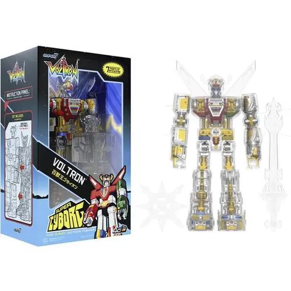 Super7 - Voltron - Super Cyborg - Voltron (Clear)  [COLLECTIBLES] Action figurine/statue