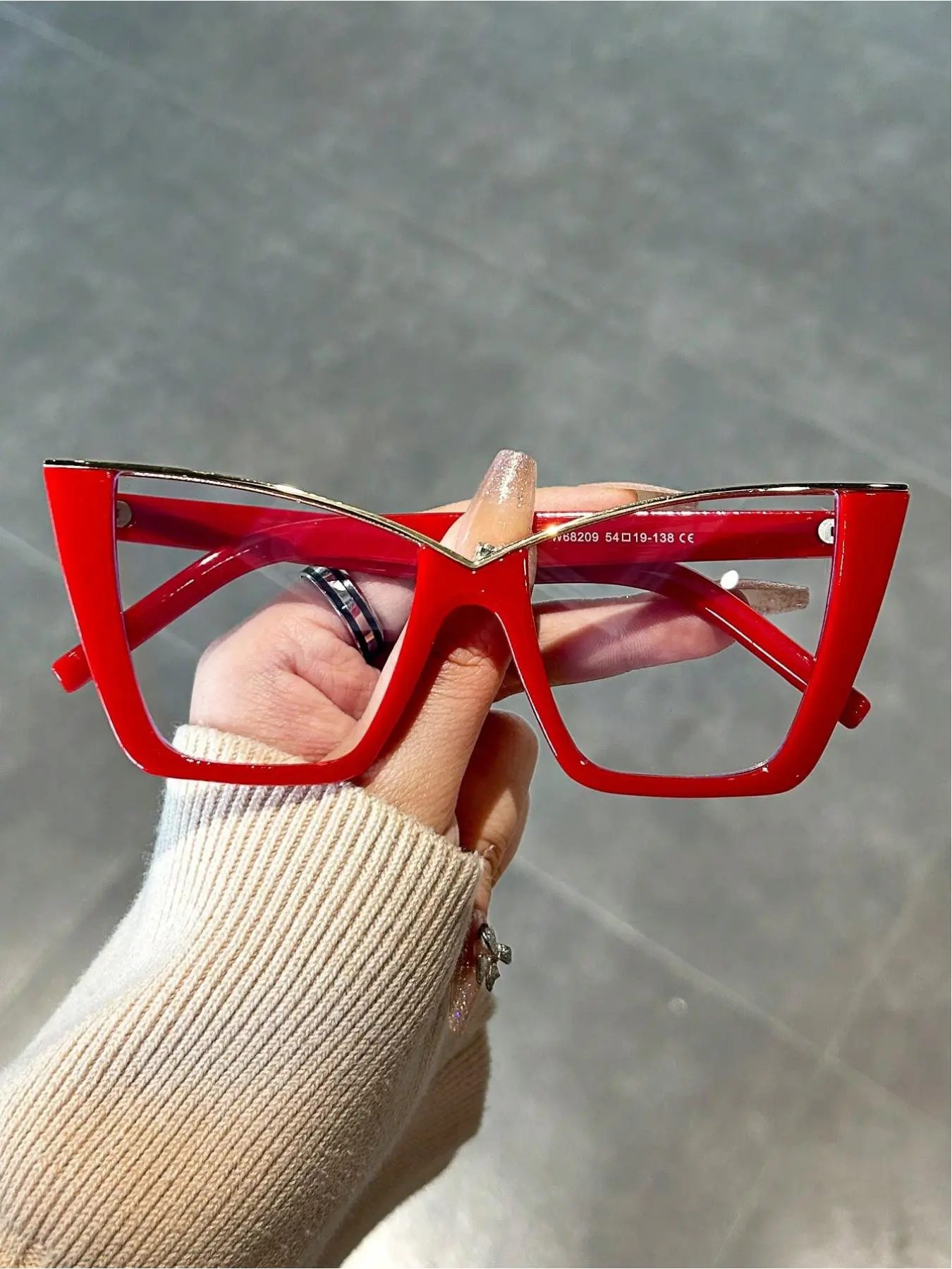 Cute Metal Frame Glasses, Stylish Square Frames, Trendy Casual Eyeglasses, Street Photography and Daily Use Glasses, Square Frame Eyewear, Fashion Accessories for Women & Men