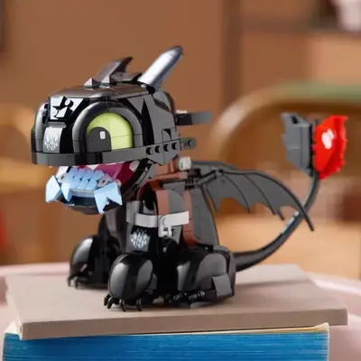 How to Make A A Structured Lego Dragon with Details But It Still