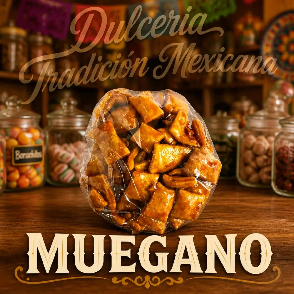 Muégano Dulce Hecho Con Piloncillo Sweet Confectionery Made with Piloncillo Sugar Cubes Snack