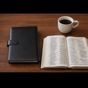 Christian Guided Journal for Men | Faith-Based Goal Planner | A5 Leadership System