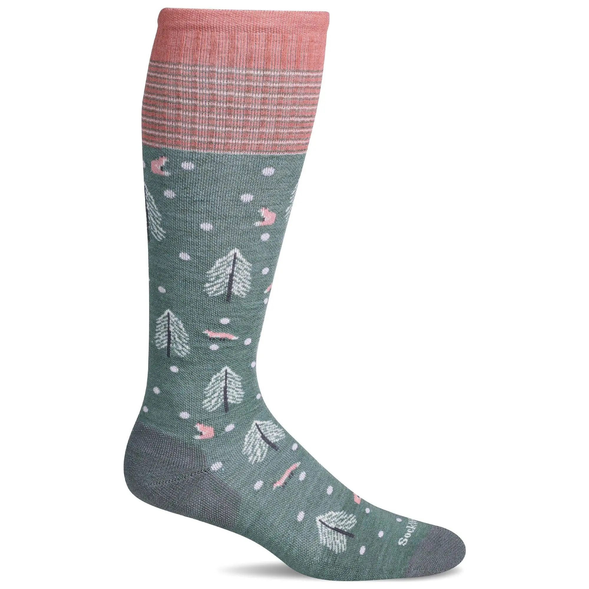 Sockwell Women’s Fox Play | Firm Graduated Compression Socks - Juniper
