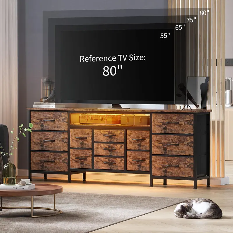 Dresser that can hold 65 inch tv - TikTok Shop