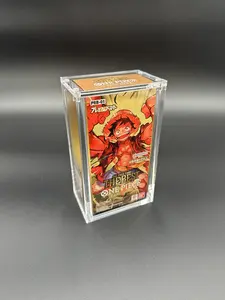 Japanese One Piece PRB Booster Box Acrylic Case with Magnetic Lid