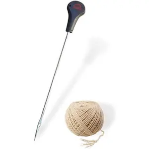 12 Inch Trussing Needle and Butchers Cooking Twine Kit