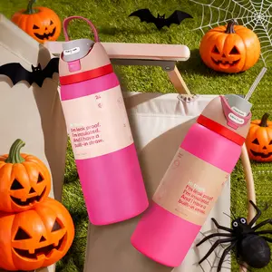 0wIaRoseRed 32oz/945ml outdoor sports water bottle,304stainless steel inner tank,double-layer vacuum insulated anti-icing preservation portable cup,100%leak proof-travel iced coffeecup,Suitable for outdoor sports,climbing,gym and travel Drinkware Flasks