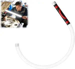 Flexible Led Flashlight Rod 30 cm Bendable Mechanic Working Light Rechargeable High Brightness Practical Light With 3 Light Modes Auto Lighting Tool For Car Maintenance Checks And Narrow Spaces