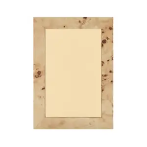 Blonde Burl Wood Picture Frame