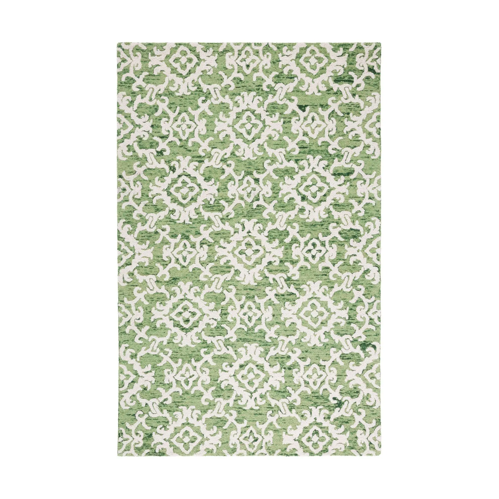 Blossom 104 Wool Hand Tufted 5' x 8' Rug by Valerie