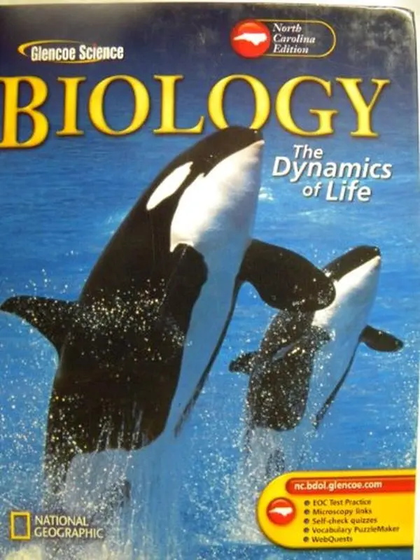 USED-Biology The Dynamics Of Life North Carolina Edition by Glencoe Science (Hardcover)