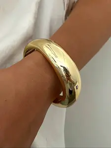 Retro Minimalist Women's C-Shaped Acrylic Resin Open Bangle Set, Casual Everyday Wear, Perfect for Stacking and Gifting, Stackable Bracelets, Elegant Minimalist Bangle, Fashionable Bangle