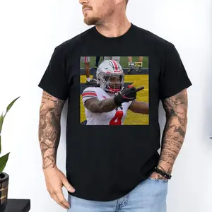 Funny Jeremiah Smith Flips Off Michigan Fan Shirt, Jeremiah Smith Shirt, Ohio State Football Tee, Game Day  2025 Shirts, College Football Shirt