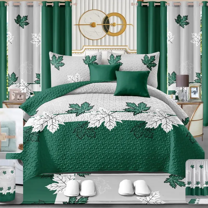 24 Pieces Bedspread Set for Home Fashion Bedding