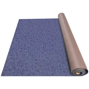 VEVOR Deep Blue Marine Carpet 6 ftx 13.1 ft Marine Carpeting Marine Grade Carpet for Boats with Waterproof Back Outdoor Rug for Patio Porch Deck Garage Outdoor Area Rug Runner Non-Slide Porch Rug