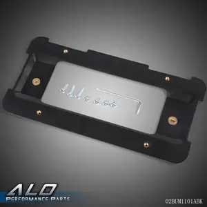 Rear License Plate Mount Frame Holder Bumper Bracket For BMW + 6 SCREWS
