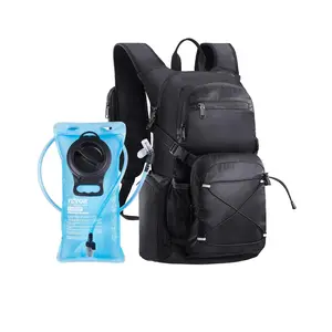 summervibes VEVOR Hydration Backpack, 25L Insulated Hydration Pack Backpack with 2L TPU Water Bladder, Hiking Water Backpack with Storage for Men Women, Hydro Water Daypack for Hiking Running Cycling Camping