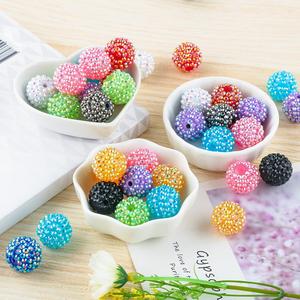 12/16/20mm colorful beads, 12pcs/set diy beads for jewelry making, diy accessories for bracelet necklace earrings pendant