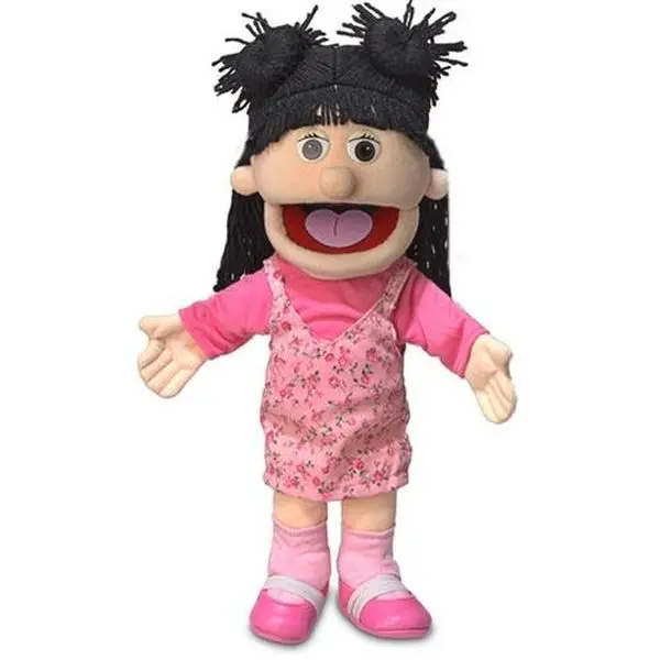 Susie, Girl Puppet, Peach Skin (14")