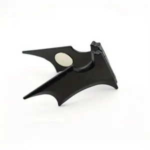 Bat Shaped Magnetic Money Clip, 1 Count Business Card Clip, Portable Money Folder, Ticket Clip, Magnetic Card Holders, Office Supplies, Essential Stationery