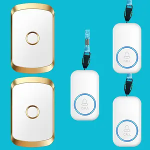 Wireless Elderly Caller Home Long Distance One-Key Emergency Help Button Bedside Alarm Safety Bell