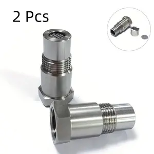 Oxygen Sensor Filter Adapter - New Stainless Steel Extension Pipe Fitting - Car Extension Screw,Universal Automotive Repair Tool Accessory