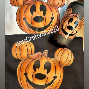 Pumpkin Halloween Disneyland Crewnecks sweater