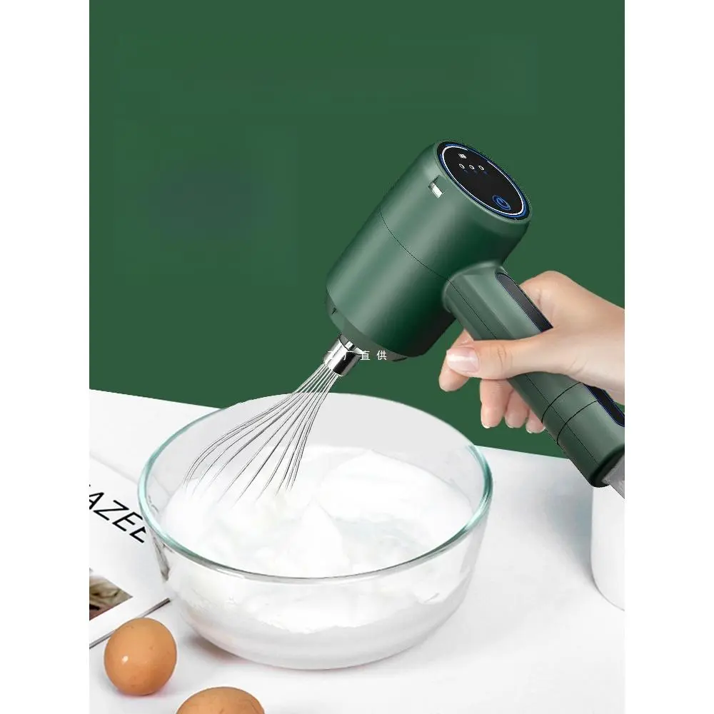 Mini Handheld Electric Egg Beater 5‑Speed 304 Stainless Steel Whisk Mixer for Cake Cream Whipping Coffee Milk Froth Home Baking Automatic Stirrer