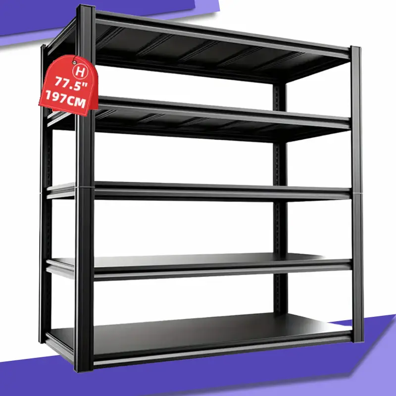 Heavy-Duty Garage Shelving Units, Adjustable and Easy-to-Assemble Shelves, Industrial-Grade Metal Storage Racks for Garages, Warehouses, and Basements Organiser standingshelves