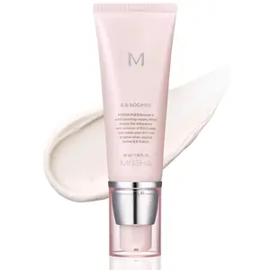 MISSHA M BB Boomer Primer for Face I Creamy-Soft, Illuminating Makeup Primer for Dewy Finish, Hydrating Radiant Cream, Moisturizing Makeup Base, Glass Skin, 1.35 Fl oz/40ml