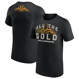 Men's Black Goldberg All The Gold T-Shirt Professional Wrestler Tee For Man and Woman Unisex T-Shirt, Hoodie