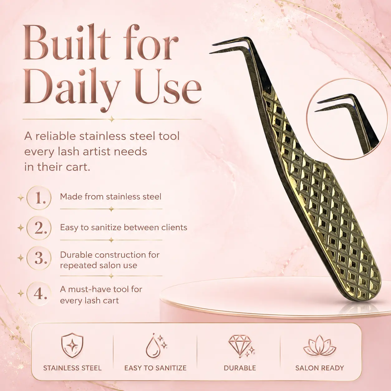 90 Degree Volume Lash Tweezer 90 Degree Volume Lash Tweezer