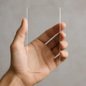 Clear Acrylic Fidget Scroller: Phone Detox Tool for Stress Relief