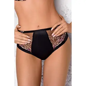 FRIDA BIKINI BLACK AND PINK LACE PANTIES