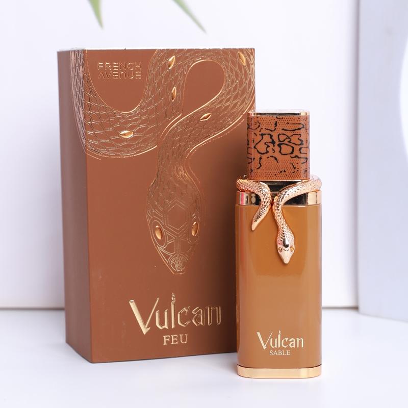 Vulcan Fragrance Feu100ml, EDP Fragrance, Long-Lasting Fresh Floral Scent, Unisex Perfume for Men & Women, Perfect Gift Idea, Arabic Style